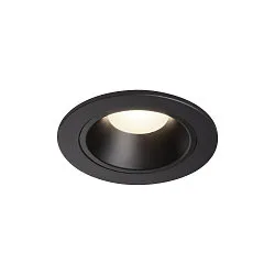 LED Loftindbygningslampe NUMINOS DL S, 4000K, IP20, 55°, 730lm, UGR 21, sort/sort