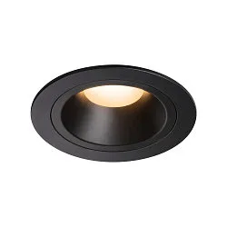 LED Ceiling recessed luminaire NUMINOS DL M, 2700K, IP20, 55°, 1460lm, UGR 21, black/black