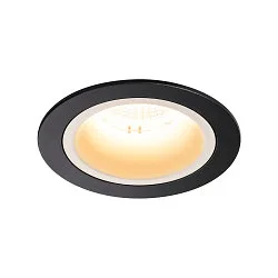 LED Ceiling recessed luminaire NUMINOS DL M, 3000K, IP20, 55°, 1600lm, UGR 21, black/white
