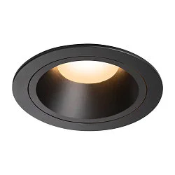 LED Ceiling recessed luminaire NUMINOS DL L, 2700K, IP20, 55°, 2150lm, UGR 22, black/black