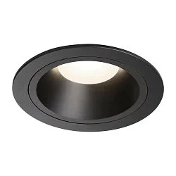 LED Ceiling recessed luminaire NUMINOS DL L, 4000K, IP20, 55°, 2350lm, UGR 23, black/black