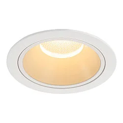 LED Ceiling recessed luminaire NUMINOS DL XL, 3000K, IP20, 40°, 3550lm, UGR 18, white/white