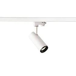 LED 3-Phase luminaire NUMINOS PHASE S, 4000K, 24°, 1090lm, white/black