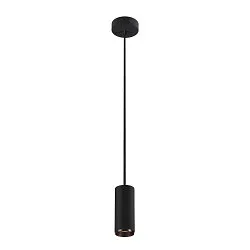 LED Pendant luminaire NUMINOS PD PHASE S, 2700K, 24°, 980lm, black/black