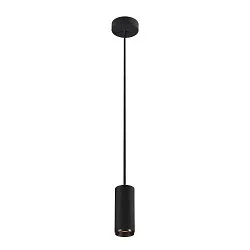 LED Pendel NUMINOS PD PHASE S, 3000K, 36°, 1020lm, sort/sort