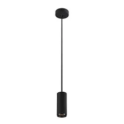 LED Pendant luminaire NUMINOS PD PHASE S, 4000K, 36°, 1100lm, black/black