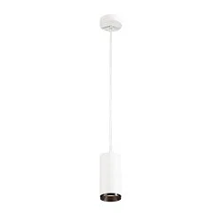 LED Pendel NUMINOS PD PHASE M, 3000K, 36°, 1950lm, hvid/sort