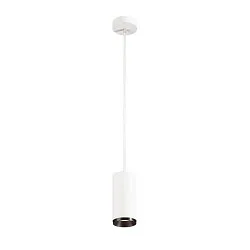 LED Pendel NUMINOS PD PHASE M, 4000K, 36°, 2120lm, hvid/sort