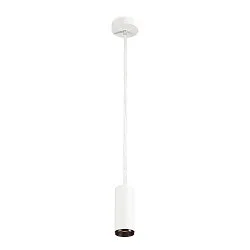 LED Pendel NUMINOS PD DALI S, 2700K, 36°, 985lm, hvid/sort