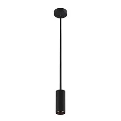 LED Pendel NUMINOS PD DALI S, 3000K, 24°, 1020lm, sort/sort