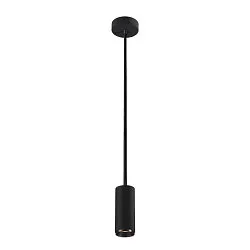 LED Pendel NUMINOS PD DALI S, 4000K, 24°, 1100lm, sort/sort