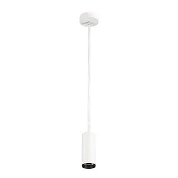 LED Pendel NUMINOS PD DALI S, 4000K, 36°, 1100lm, hvid/sort