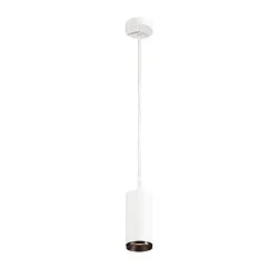 LED Pendel NUMINOS PD DALI M, 2700K, 60°, 1885lm, hvid/sort