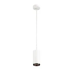 LED Pendel NUMINOS PD DALI M, 3000K, 24°, 1955lm, hvid/sort