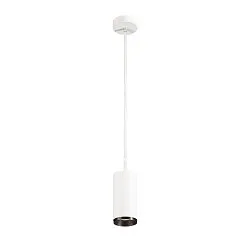 LED Pendel NUMINOS PD DALI M, 4000K, 24°, 2125lm, hvid/sort