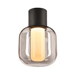 LED Udendørslampe OVALISK CL LED Loftlampe, CCT switch, 3000/4000K, 500/540lm, IP65, antracit