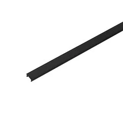 1-Faset skinne dækning, 2m, sort