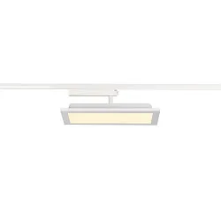 LED 1-phase spot PANEL TRACK, square, 15x30cm, 18W, 3000K, white