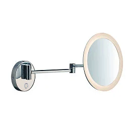 LED Væeglampe MAGANDA WL Makeup spejl, CCT switch, 2700/3000/4000K, IP44, chrom