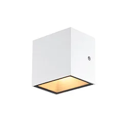 LED Outdoor Wall luminaire SITRA S WL SINGLE, CCT switch, 3000/4000K, white
