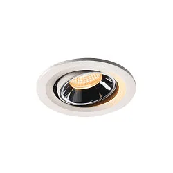 LED Loft Indbygningslampe NUMINOS® MOVE S, 2700K, 20°, hvid/chrom