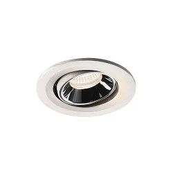 LED Loft Indbygningslampe NUMINOS® MOVE S, 4000K, 55°, hvid/chrom