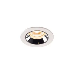 LED Ceiling recessed luminaire NUMINOS® XS, 2700K, 20°, white/chrome