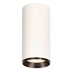 LED Ceiling luminaire NUMINOS® XL PHASE, 36W, 4000K, 24°, white / black