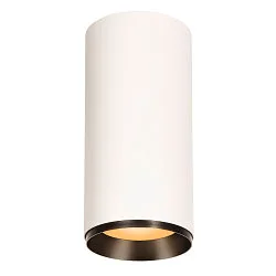 LED Ceiling luminaire NUMINOS® DALI XL, 36W, 2700K, 24°, white / black