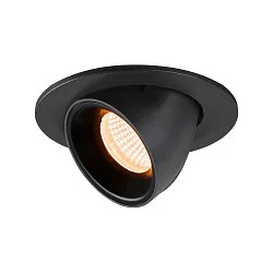 LED Ceiling recessed luminaire NUMINOS® GIMBLE S, 2700K, 55°, black