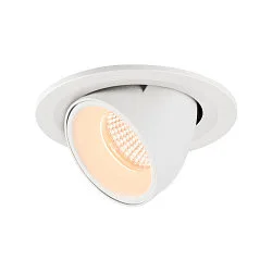 LED Ceiling recessed luminaire NUMINOS® GIMBLE S, 2700K, 55°, white