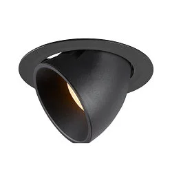 LED Ceiling recessed luminaire NUMINOS® GIMBLE XL, 3000K, 55°, black