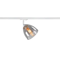 1-faset spot PARA CONE GL GU10, gennemsigtig, hvid