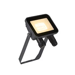 LED Væg- / Loftlampe FLOODI S, 9,3W, 3000K, 100°, antracit/gennemsigtig