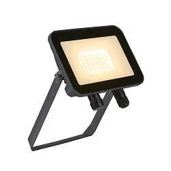 LED Væg- / Loftlampe FLOODI M, 30W, 3000K, 100°, antracit/gennemsigtig