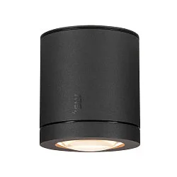 Udendørs loftlampe ENOLA OCULUS CL SINGLE IP65, antracit dæmpbar