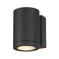 Udendørs wall luminaire ENOLA OCULUS WL SINGLE IP65, antracit dæmpbar