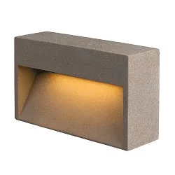 Udendørs wall luminaire CONCRETO L IP65, grå
