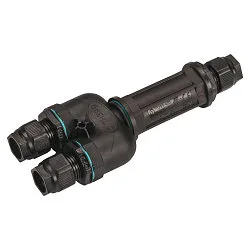 tilslutningsboks DALI IP68 5-polet, sort