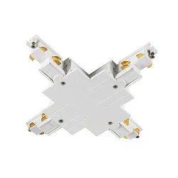 3-faset X-stik S-TRACK PHASE & DALI indbygget version, DALI styrbar, hvid
