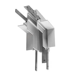 L-connector TRACK 48V mechanical, Stereo, white