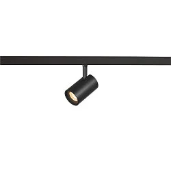 Skinne spot NUMINOS® XS TRACK 48V DALI styrbar IP20, sort dæmpbar