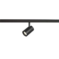 Skinne spot NUMINOS® XS 48V DALI 2 40° svingbar, til VDU-arbejdsstation, DALI styrbar IP20, sort mat dæmpbar
