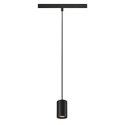 pendant luminaire NUMINOS® XS TRACK 48V DALI controllable IP20, black dimmable