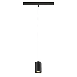 Pendel NUMINOS® XS TRACK 48V DALI styrbar IP20, sort dæmpbar