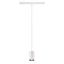 Pendel NUMINOS® XS 48V 55° til VDU-arbejdsstation, DALI styrbar IP20, hvid mat dæmpbar