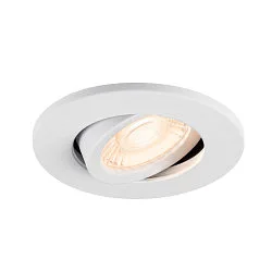 Dæksel UNIVERSAL DOWNLIGHT MOVE rund, svingbar, hvid