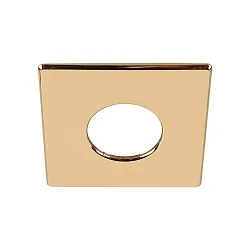 Dæksel UNIVERSAL DOWNLIGHT IP65 firkantet, blank, guld