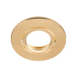 Dæksel UNIVERSAL DOWNLIGHT IP65 rund, svingbar, guld mat
