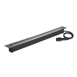 Gulvindbygningslampe DASAR® 1200 stiv, DALI styrbar, passabel IP65 / IP67, rustfrit stål dæmpbar